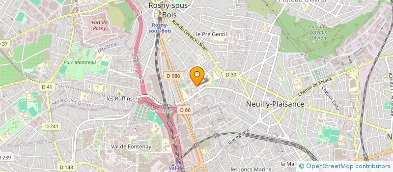 localisation de l'entreprise MONSIEUR ALEXANDRU NAGY à ROSNY-SOUS-BOIS