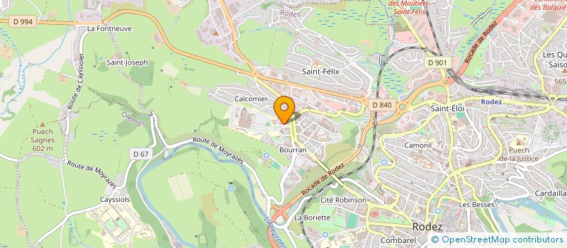 localisation de l'entreprise MONSIEUR ALEXANDRU NEBUNESCU-SCHIRLIU  RODEZ