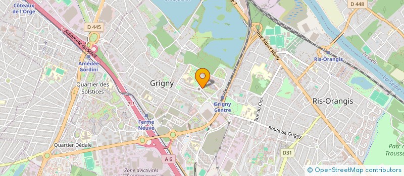 localisation de l'entreprise MONSIEUR ALEXANDRU OSIPOV à GRIGNY