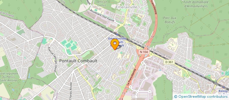 localisation de l'entreprise MONSIEUR ALEXANDRU PADURET à PONTAULT-COMBAULT