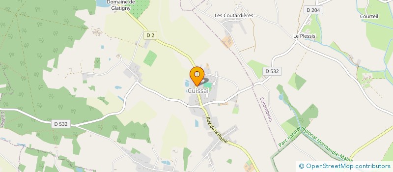 localisation de l'entreprise MONSIEUR ALEXANDRU PANAIT à CUISSAI