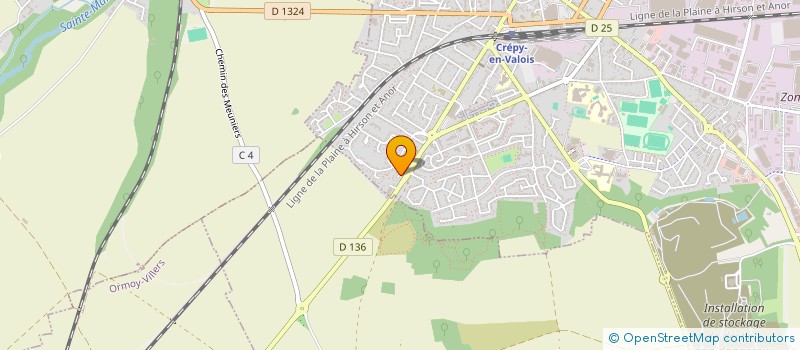 localisation de l'entreprise MONSIEUR ALEXANDRU PANCIUC  CREPY-EN-VALOIS