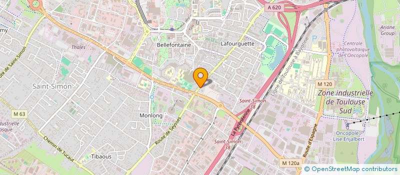 localisation de l'entreprise MONSIEUR ALEXANDRU PLATON  TOULOUSE