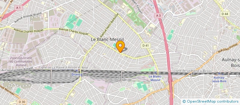 localisation de l'entreprise MONSIEUR ALEXANDRU POPOV à LE BLANC-MESNIL