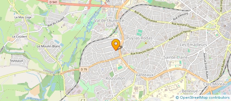 localisation de l'entreprise MONSIEUR ALEXANDRU PORTARESCU à LIMOGES