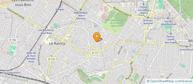 localisation de l'entreprise MONSIEUR ALEXANDRU RAK  LE RAINCY