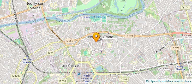 localisation de l'entreprise MONSIEUR ALEXANDRU RANGU  NOISY-LE-GRAND