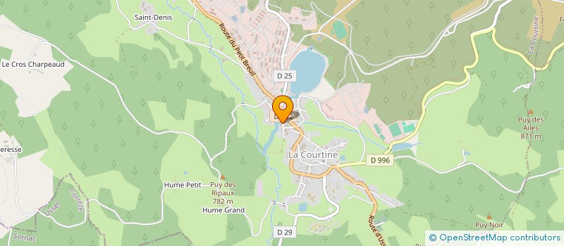 localisation de l'entreprise MONSIEUR ALEXANDRU ROMAN à LA COURTINE