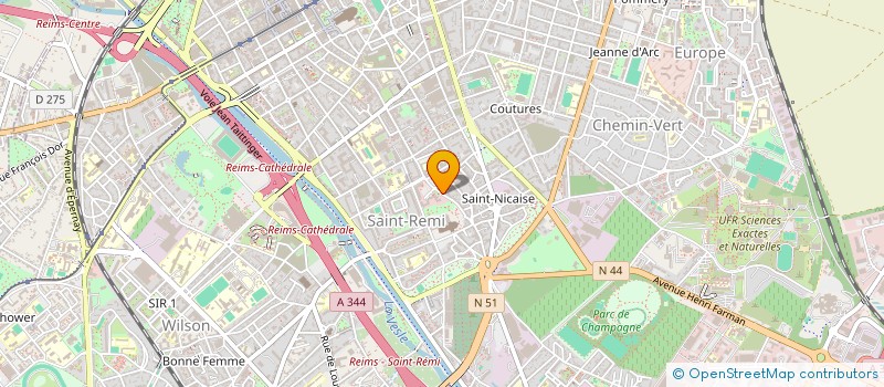 localisation de l'entreprise MONSIEUR ALEXANDRU ROTARU  REIMS