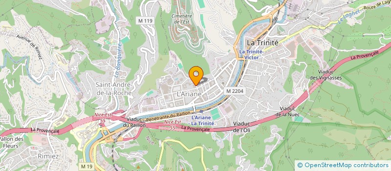 localisation de l'entreprise MONSIEUR ALEXANDRU SEVERIN  NICE