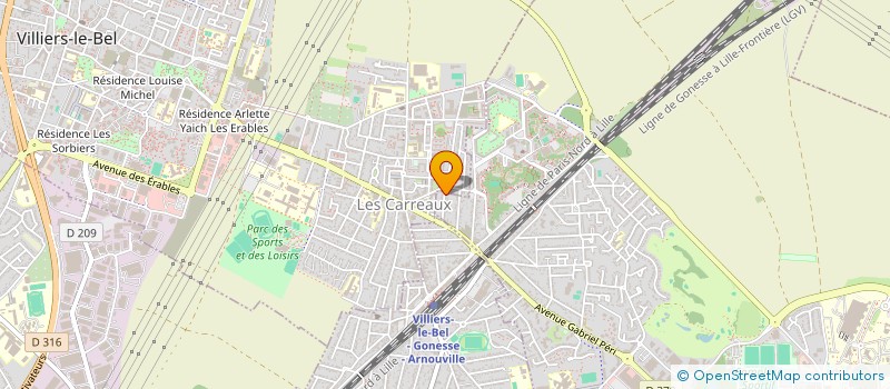 localisation de l'entreprise MONSIEUR ALEXANDRU TARAU  GONESSE