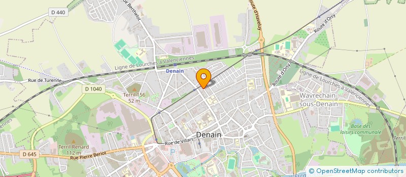 localisation de l'entreprise MONSIEUR ALEXANDRU TEERU  DENAIN