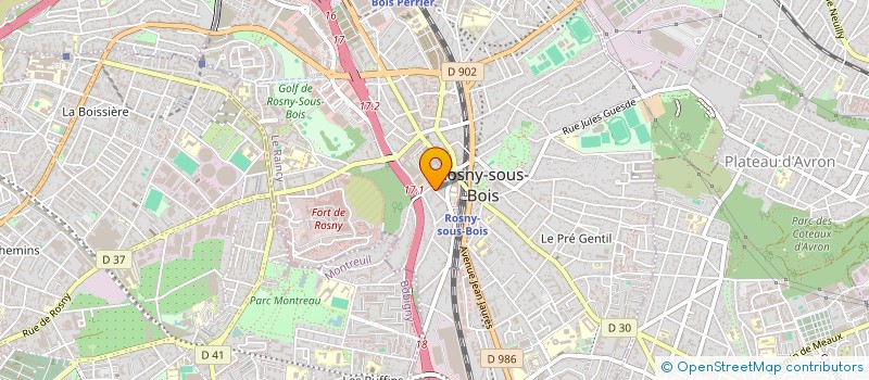 localisation de l'entreprise MONSIEUR ALEXANDRU TILTU à ROSNY-SOUS-BOIS