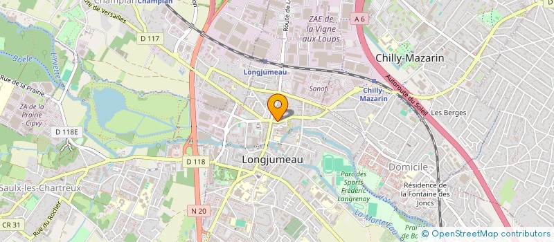 localisation de l'entreprise MONSIEUR ALEXANDRU TODITA  LONGJUMEAU