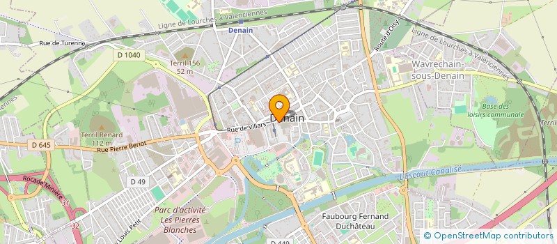 localisation de l'entreprise MONSIEUR ALEXANDRU-VALERIAN MUNTEANU  DENAIN