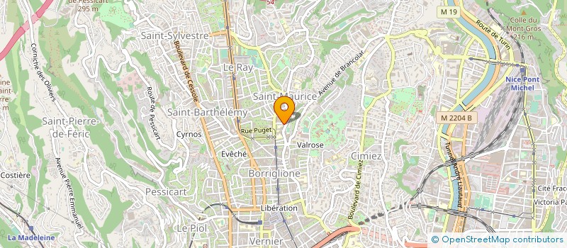 localisation de l'entreprise MONSIEUR ALEXANDRU VEREMCIUC à NICE