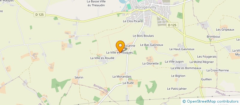 localisation de l'entreprise MONSIEUR ALEXANDRU VISAN  BOISGERVILLY