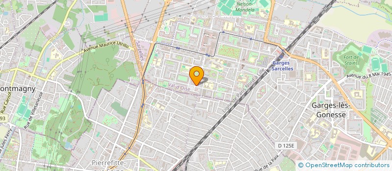 localisation de l'entreprise MONSIEUR ALEXEI CEBANU  SARCELLES