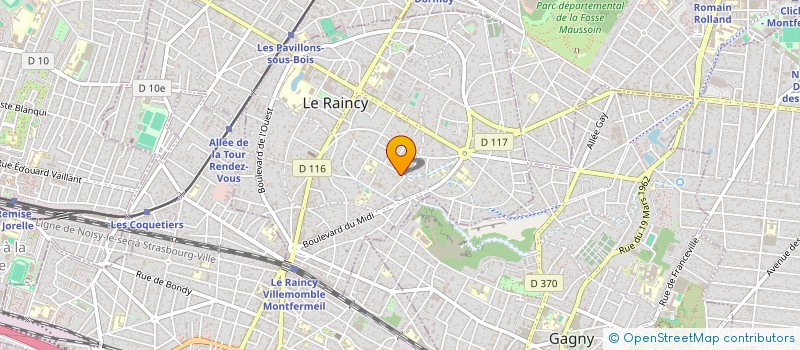 localisation de l'entreprise MONSIEUR ALEXEI COCIRLA à LE RAINCY