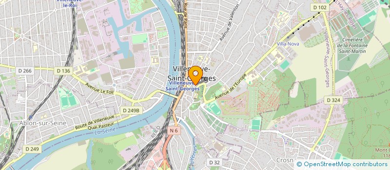 localisation de l'entreprise MONSIEUR ALEXEI GANGAN  VILLENEUVE-SAINT-GEORGES