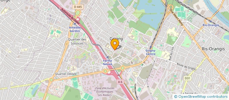 localisation de l'entreprise MONSIEUR ALEXEI GUMENI à GRIGNY
