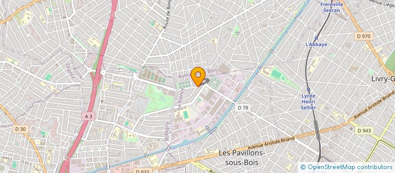 localisation de l'entreprise MONSIEUR ALEXEI HODOROABA  LES PAVILLONS-SOUS-BOIS