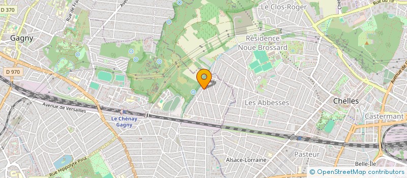 localisation de l'entreprise MONSIEUR ALEXEI LOPOTENCO  GAGNY