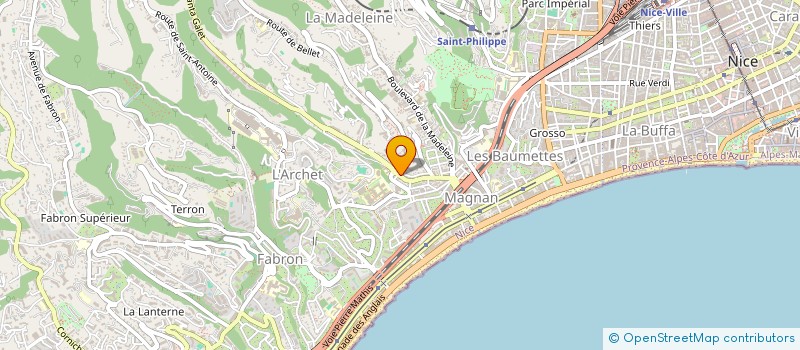 localisation de l'entreprise MONSIEUR ALEXEI PUTUNTICA à NICE