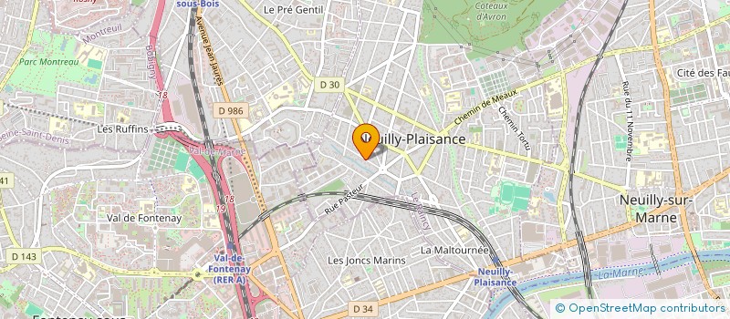 localisation de l'entreprise MONSIEUR ALEXEI SCHIDU  NEUILLY-PLAISANCE