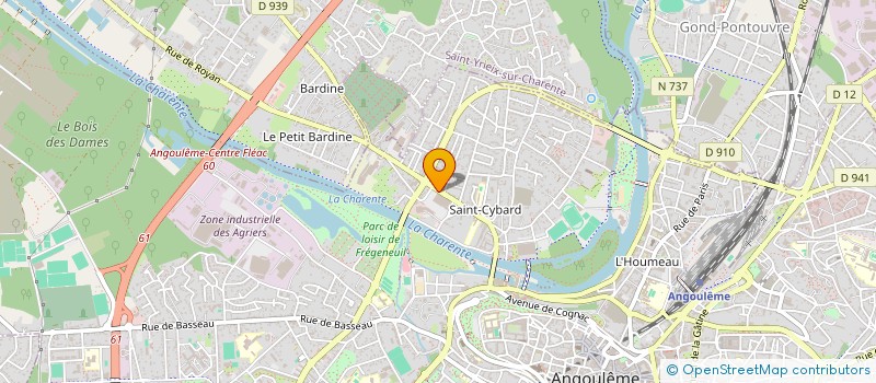 localisation de l'entreprise MONSIEUR ALEXEI TIKHONKIKH  ROULLET-SAINT-ESTEPHE