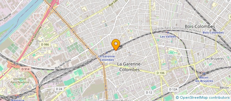 localisation de l'entreprise MONSIEUR ALEXENDRE MORAIS DE SOUSA  LA GARENNE COLOMBES