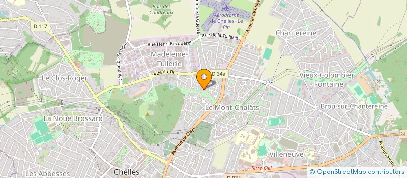 localisation de l'entreprise MONSIEUR ALEXI BONNAFOUS  CHELLES