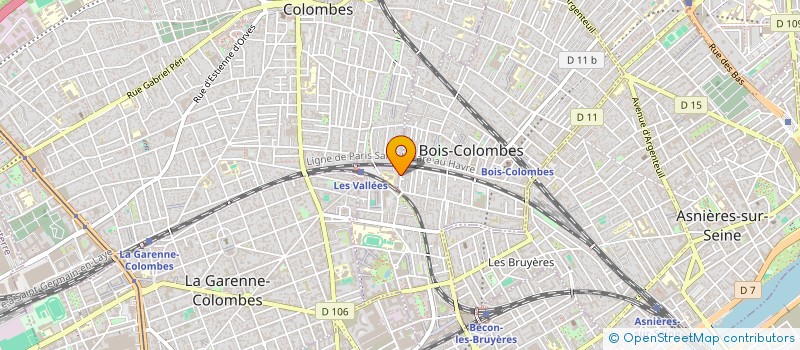 localisation de l'entreprise MONSIEUR ALEXI CARRE à BOIS-COLOMBES