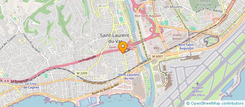 localisation de l'entreprise MONSIEUR ALEXI CUELLAR à SAINT-LAURENT-DU-VAR