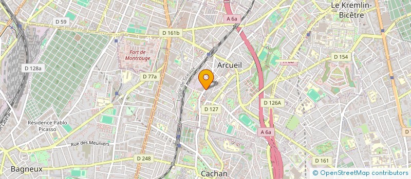localisation de l'entreprise MONSIEUR ALEXI DALRYMPLE à ARCUEIL
