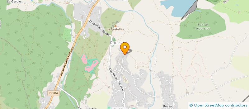 localisation de l'entreprise MONSIEUR ALEXI MIALHE  ROUSSON