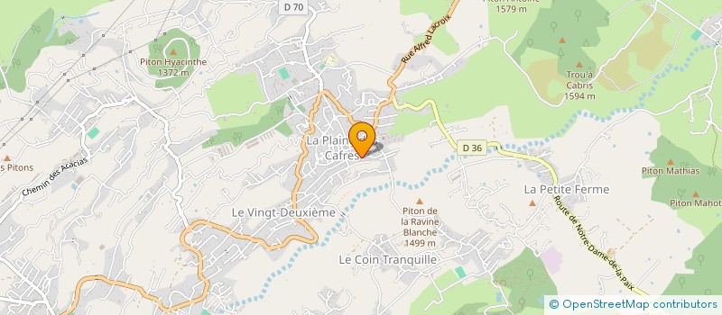 localisation de l'entreprise MONSIEUR ALEXIN NOEL  LE TAMPON