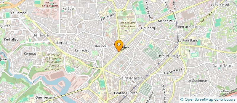 localisation de l'entreprise MONSIEUR ALEXIS AGOSTINI à BREST