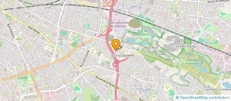 localisation de l'entreprise MONSIEUR ALEXIS ALAIN  ANGERS