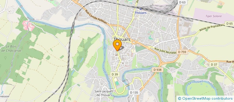 localisation de l'entreprise MONSIEUR ALEXIS ALBERT à THOUARS
