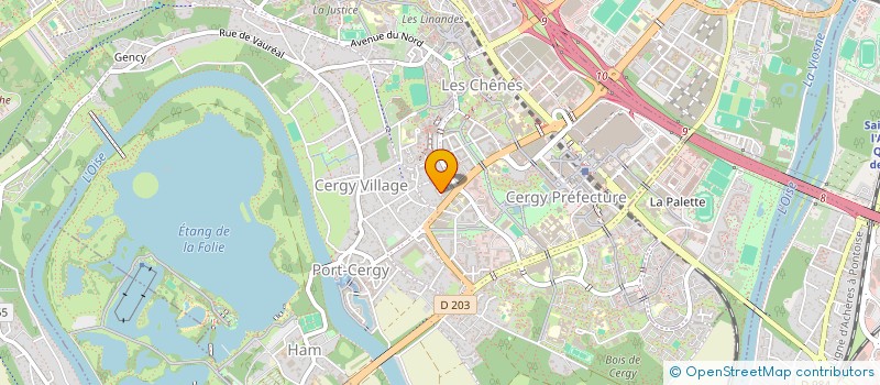 localisation de l'entreprise MONSIEUR ALEXIS ALEXIS DENAKPO  CERGY