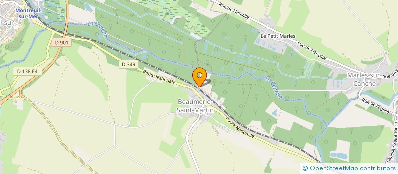 localisation de l'entreprise MONSIEUR ALEXIS ALLARD  BEAUMERIE-SAINT-MARTIN