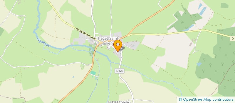 localisation de l'entreprise MONSIEUR ALEXIS ALLEGRET  TOUCHAY