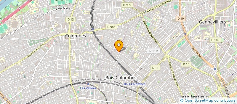 localisation de l'entreprise MONSIEUR ALEXIS AMADEI à COLOMBES