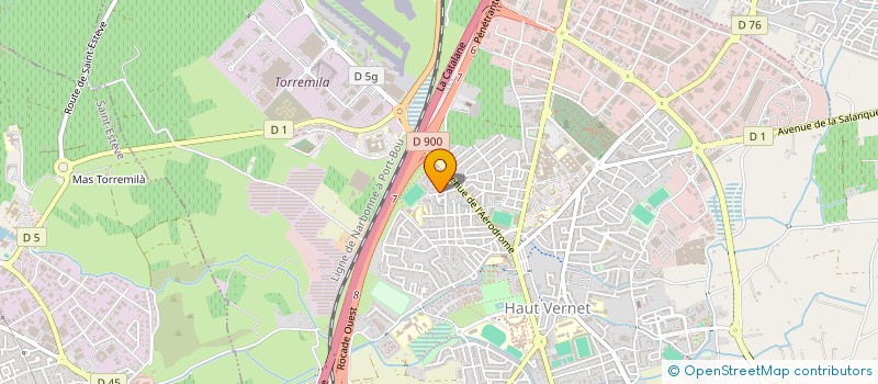 localisation de l'entreprise MONSIEUR ALEXIS ANDRE  PERPIGNAN