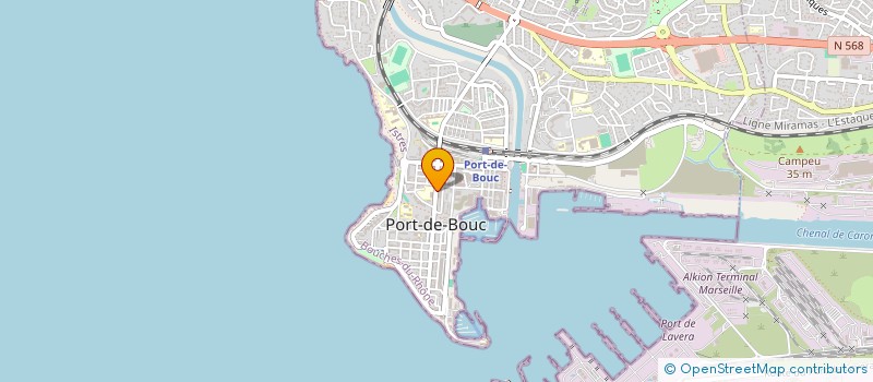 localisation de l'entreprise MONSIEUR ALEXIS ANDRIEU  PORT-DE-BOUC