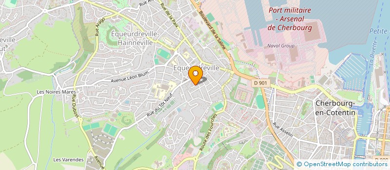 localisation de l'entreprise MONSIEUR ALEXIS ANQUETIL  CHERBOURG-EN-COTENTIN