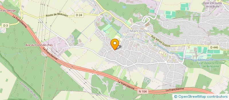 localisation de l'entreprise MONSIEUR ALEXIS ANTUNES  MARCOUSSIS