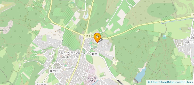 localisation de l'entreprise MONSIEUR ALEXIS ARDOUREL  SAINT-MATHIEU-DE-TREVIERS