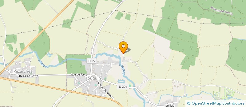 localisation de l'entreprise MONSIEUR ALEXIS ARIBAUT  TOUQUIN